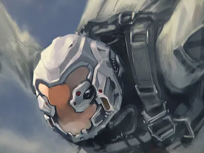 High Altitude character design concept art concept design digital painting halo high altitude low opening illustration joseph sanabria military production painting