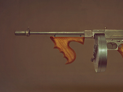 Tommy gun (FULL ONLY) brainchild brainchild.pl concept art fruit game icon game item icon icon designer item rafal urbanski rafał urbański weapon