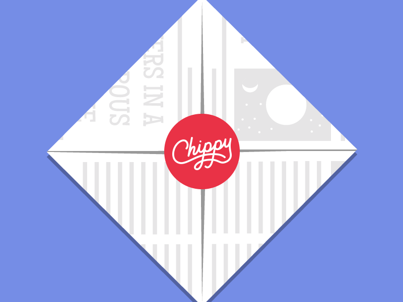 Folding Newspaper GIF animated chippy chippyapp folding gif news paper