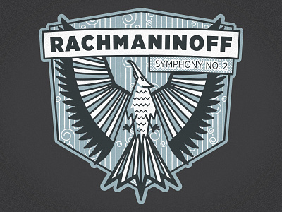 Rach2 Phoenix Mark badge bird feathers fort wayne orchestra philharmonic phoenix rachmaninoff symphony wind