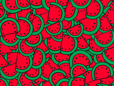 Whata-melon drawing fruit green icon illustration julieta felix mexico pattern red vector watermelon