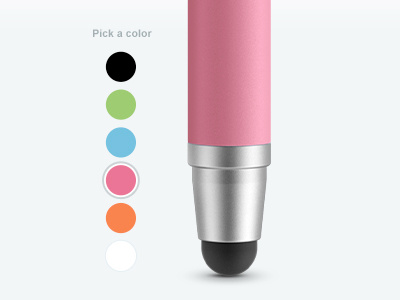 The New Wacom color colorpicker pen pink stylus wacom