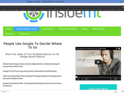 Inside MT Concept 1 blue business flat design gray green inside mt web