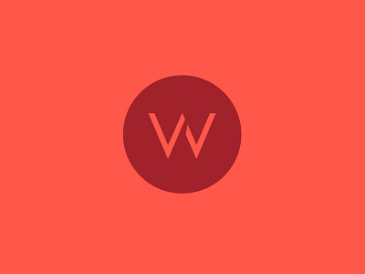 W Monogram branding identity letter logo minimal monogram simple w