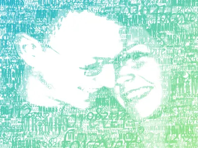 Portrait 3 portrait typographic portrait typography