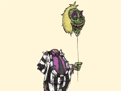 Zombie Juice art doodle drawing illustration sketch undead zombie