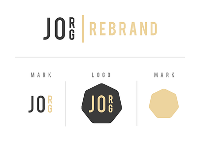 Re - Brand jorg new logo rebrand