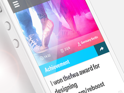 Past Feed app feed flat ios past tracking app