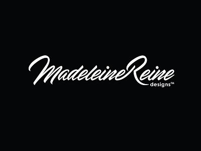 Madeleine Reine Designs branding brush calligraphy identity lettering logo marker pen sketch type typography