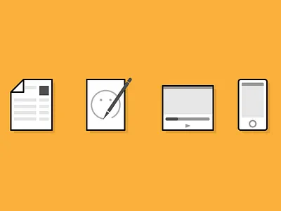 Skills and Proficiencies illustration motion print userinterface video