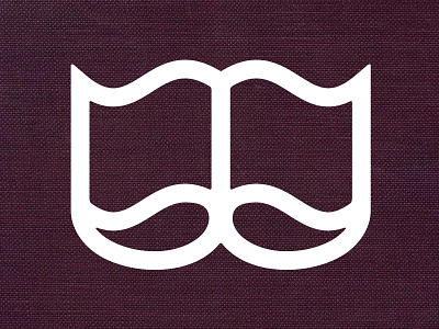 Gentlemen's Book Club - Refined book club gentlemen hipster lines logo moustache movember mustache pringles thick worksonpaper