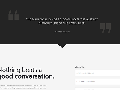 Quote Section css form html portfolio quote responsive simple ux