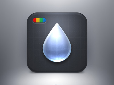 Instablur Icon icon instablur raindrop