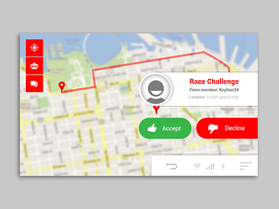 Upulse Fit Message incoming message map map ui