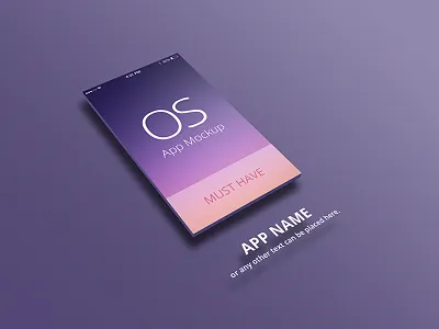 iOS App Mockup app ios ipad iphone mockup psd