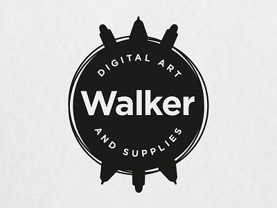 Walker Logo black design flat logo south africa