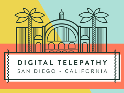 T Shirt balboa park digital telepathy icon san diego t shirt