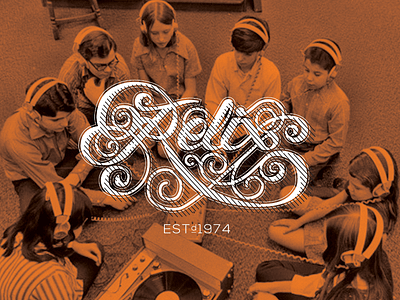 Relix Round 2 70s lettering music orange relix typography