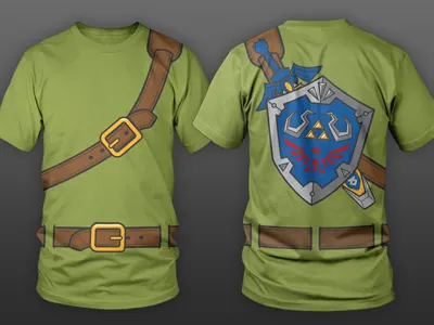 Hero of Time hylian hyrule link shirt zelda
