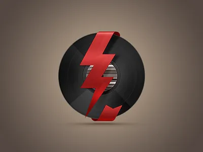 TuneUp Icon disc icon itunes lightning lp tuneup vintage