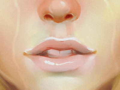 Rose Tyler's Lips bad wolf digital painting doctor who drawing illustration lips rose rose tyler