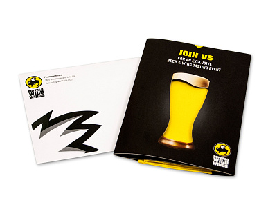 Buffalo Wild Wings Invitation bar beer buffalo buffalo wild wings direct mail drink invitation invite mailer print wild wings