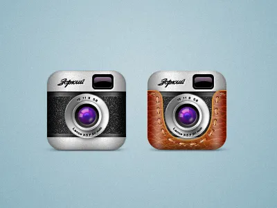 Zorki icon retro vintage