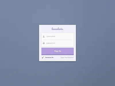 Sign In Widget (Free PSD) download flat free in psd purple sign web website widget
