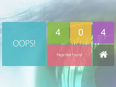404 Error Page 404 error page admin broken link dashboard metro page not found web