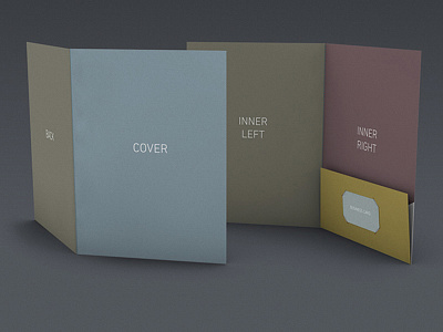 DOA Pocket Mock Up Set business card die cut doa flap folder layout mock mockup pitch pocket presentation stationery