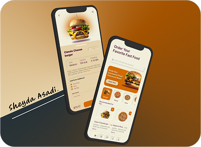 Food 3d animation food graphic design mobile ui ux