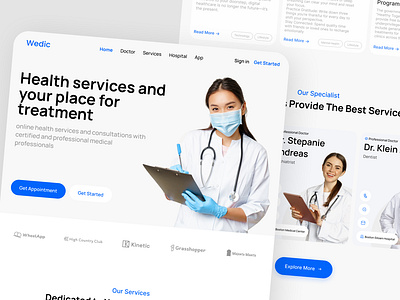 Wedic - Health Care Website ehealth