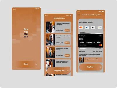 Orange Maison ui