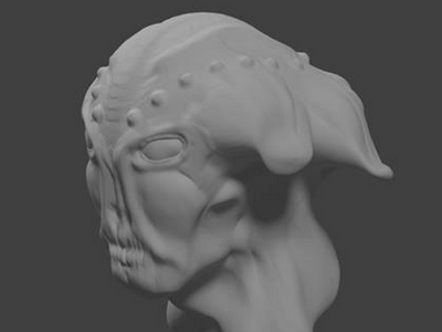 Alien 3D model 3d alien blender creature model