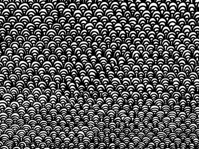 Scale Pattern booklet illustration pattern pen and ink