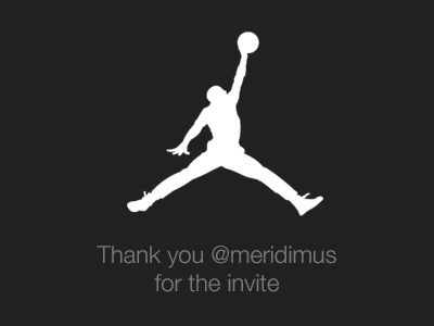 Debut air jordan debut invite thanks