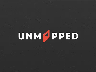 Unmapped Branding arrow branding compass logo logotype map north type