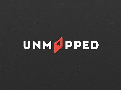 Unmapped Branding arrow branding compass logo logotype map north type