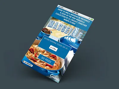 Le Creuset Facebook Campaign facebook lecreuset mobile social