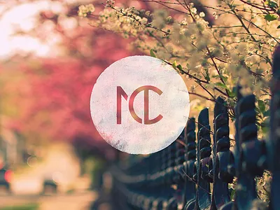 Natasha Craven branding c circle logo mark monogram n nc white