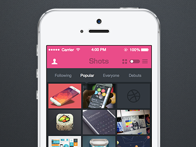 Freeshot Grid View app freeshot grid ios