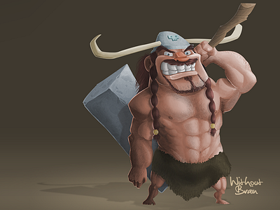 Mallet Viking character design draw illustration mallet viking withoutbrain