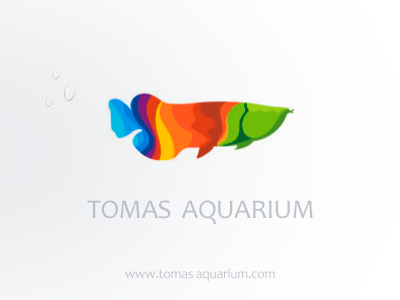 Tomas Aquarium aquarium colorfull fish logo