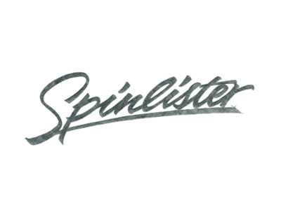 Spinlister lettering logo pencil process sketch spinster