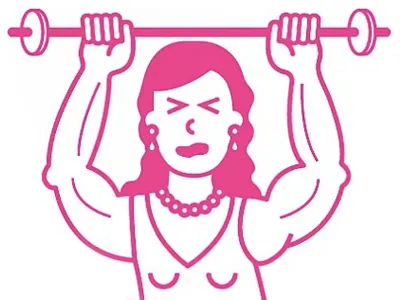 When 'Lean In' Doesn't Pay Off ladies muscle pink