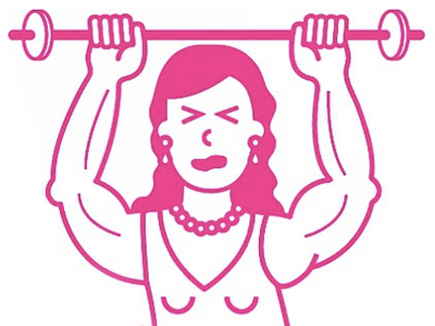 When 'Lean In' Doesn't Pay Off ladies muscle pink