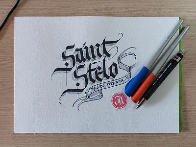 Logo for a beer – sketches #4 beer calligraphy handwritten lettering logo script logo typography