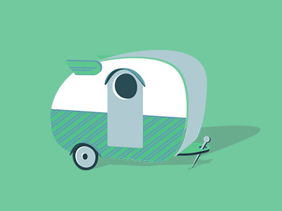 Trailer Trash icons illustration