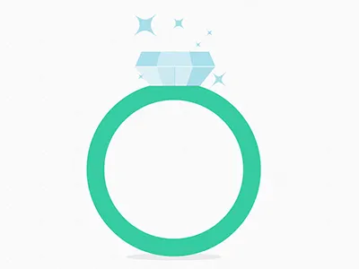 Shine bright like a diamond Riri icons illustration