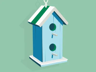 For Tall Birds Only icons illustration